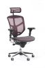 Fotel biurowy Ergomax Enjoy - siateczka rubinowa czerwie